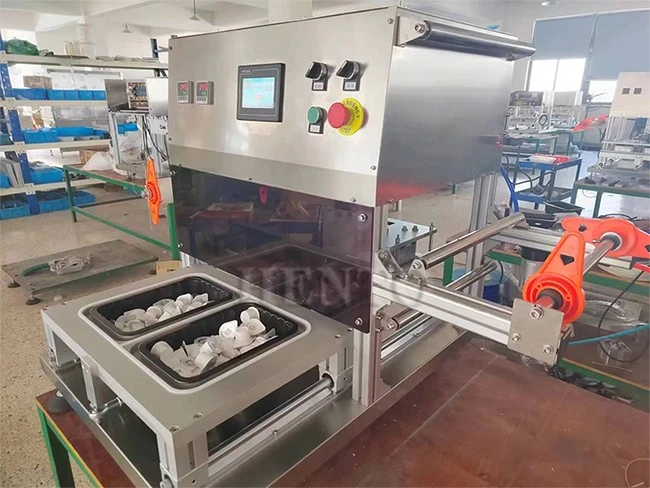 plastic cup sealing machine plastic cup sealing machine